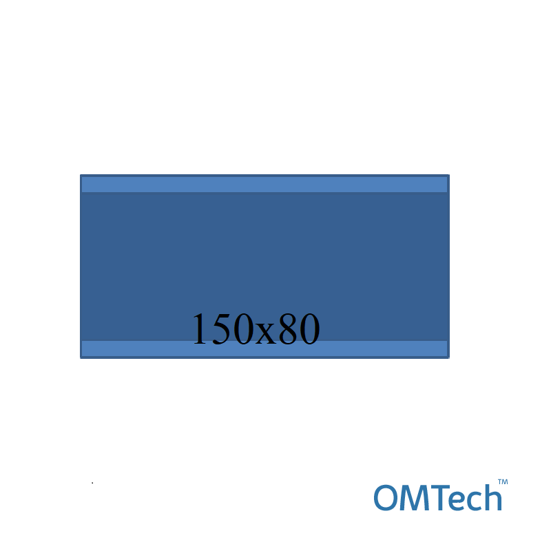 Чохол OMTech™ 150см х 80см для інструментального столу «Мейо» (СМС+ламінований спанбонд - 35+45 г/м2) , стерильний